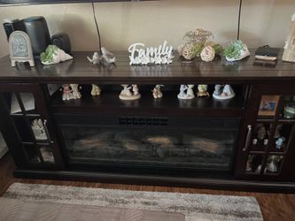 Electric Air and Heat Fireplace