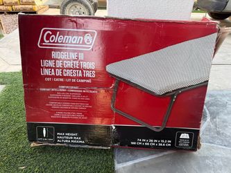 Coleman camping cot