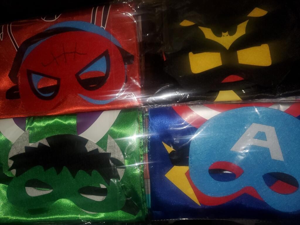 Boys Mask And Cape Set
