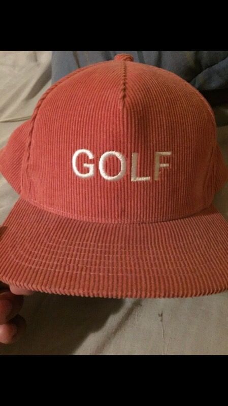 Golf wang odd future pink corduroy snapback supreme