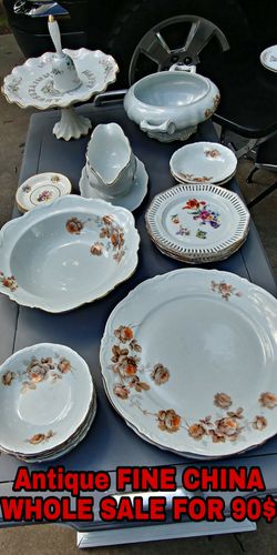 Fine China Porcelain Set Antique