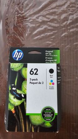 HP 62 2pack ink cartridges