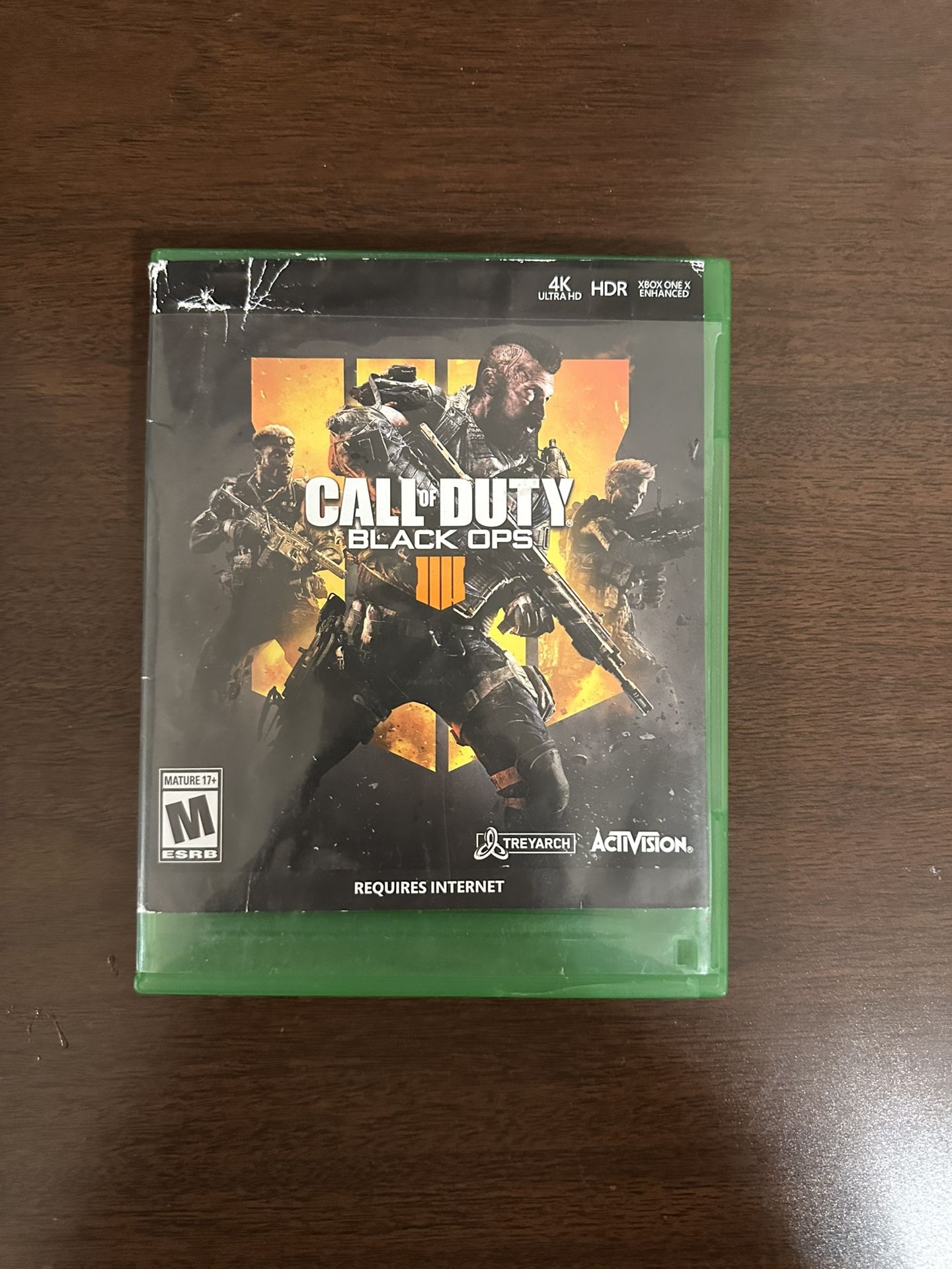 Xbox 1 Call Of Duty Black Ops 4 Game
