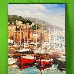 Vintage Boat Canvas Print