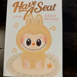 labubu Have A Seat &sea Salt Macaron