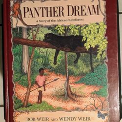 Bob Weir & Wendy Weir Signed 1st Edition 1991 PANTHER DREAM Book w/Cassette Tape