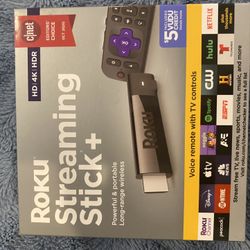 roku streaming with remote and apple 4k TV