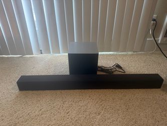 VIZIO 38" 2.1 Sound Bar System with Wireless Subwoofer & Remote (SB3821-C6)