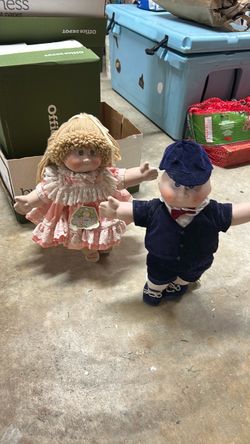 Cabbage patch parcelin dolls