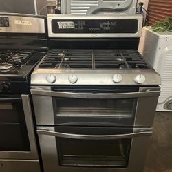 Whirlpool Gas Stove W/Double Oven 