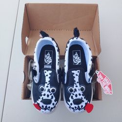 Vans Dog Slip-On V Shoes Size 10 Toddler 