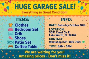 Garage sale