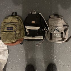 3 Backpacks Jansport 