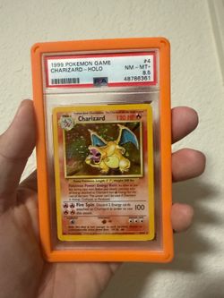 Pokemon base unlimited charizard PSA 8.5