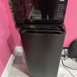 Mini Fridge and Microwave