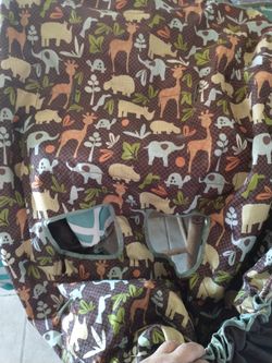 Boys Safari Theme Cart Cover