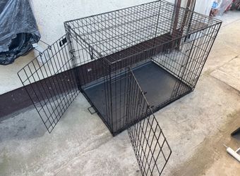 Large Double door dog crate