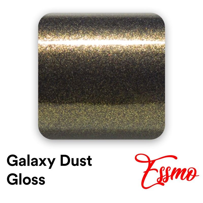 *ESSMO BLACK GOLD GALAXY SPACE DUST VINYL WRAP