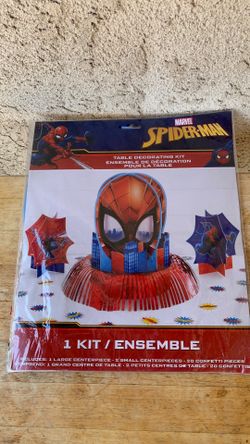 SPIDER-MAN HAPPY BIRTHDAY DECORATIONS AND PARTY GAME, CHECK ALL PICTURES