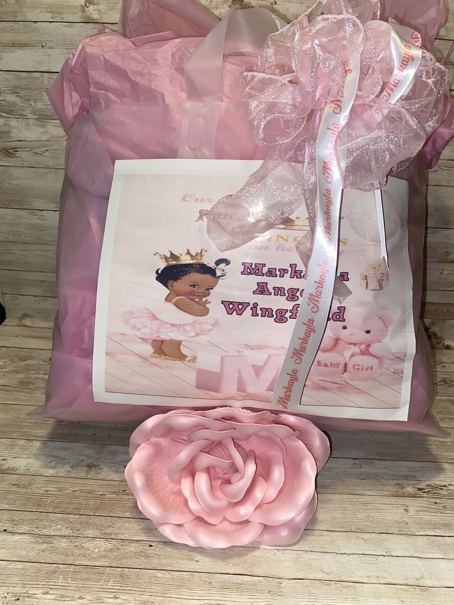 Custom Baby Girl And Boy Shower Gift