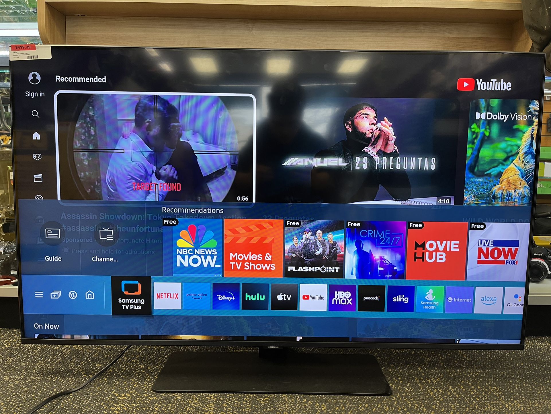 SAMSUNG 50-Inch Class QLED 4K Q80A Series Smart TV with Alexa
