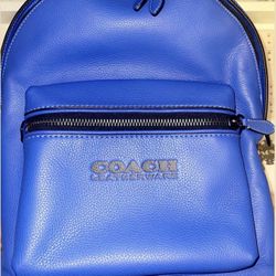 Coach Blue Leather 