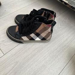 Kids SIZE 12  Burberry and Gucci Sneakers 