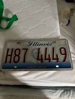 Illinois license plate