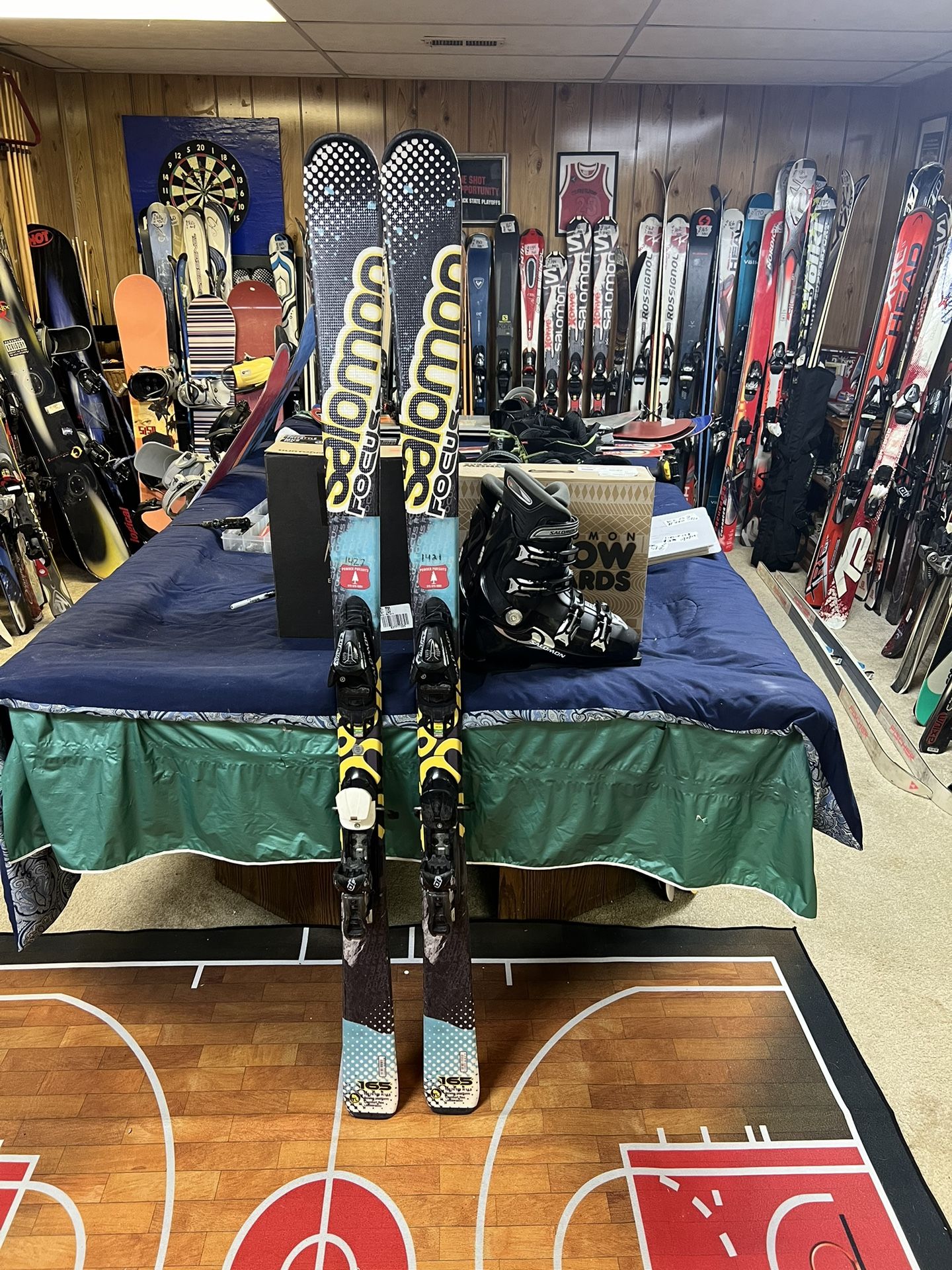 Salomon Ski Package With Boots And Bindings