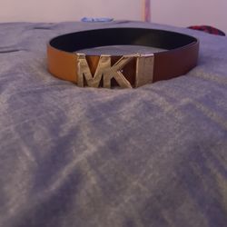 Trending Michael Kors belt Reversible Gold