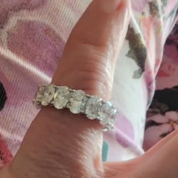 Size 6 Sterling&Moissanite Infinity 