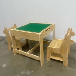 Kids Table and Chairs Set ,size:24” by 24” by 20.5”