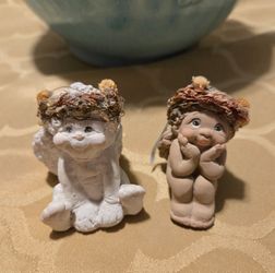 Vintage Dreamsicles Angel Cherub Figurines Set of 2.
