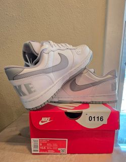 Nike Big Nike Low White Wolf Grey Size 9