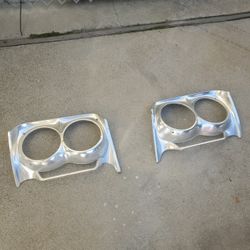 62 Impala Parts  Headlight Bezels  Gd Condition 