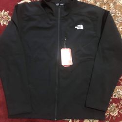 New  Men Black  The North Face Apex Bionic Soft Shell  Jacket 