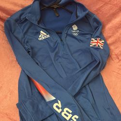 Adidas Team GB Olympic Quarter Zip Jacket