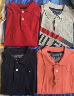 Tommy Hilfiger Bundle Of 4 Polo Shirts 16/18 Boy