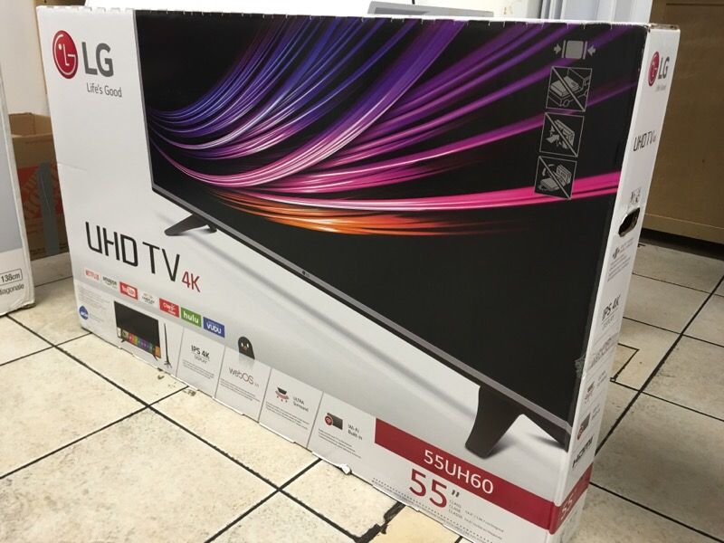 Brand New LG 55" 4K Ultra HD Smart TV 2016 model 55UH6090