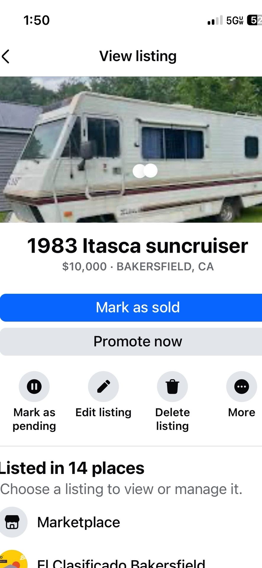 1983 itasca suncruser