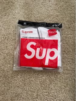Supreme Socks White