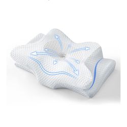 CloudCoz Ergonomic Memory Foam Neck Pillow