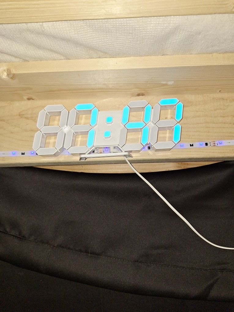 Digital Clock For Gaming Setup