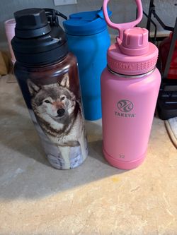 Takeya 32 oz Pink Insulated Water Bottle
