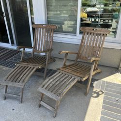 Teak Lounge Chairs