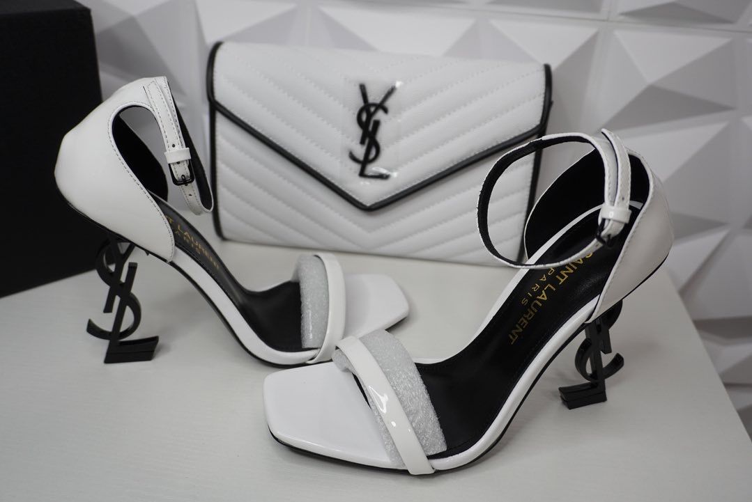 White YSL Purse Available