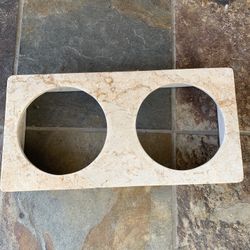 Marble Doggie Bowl Stand