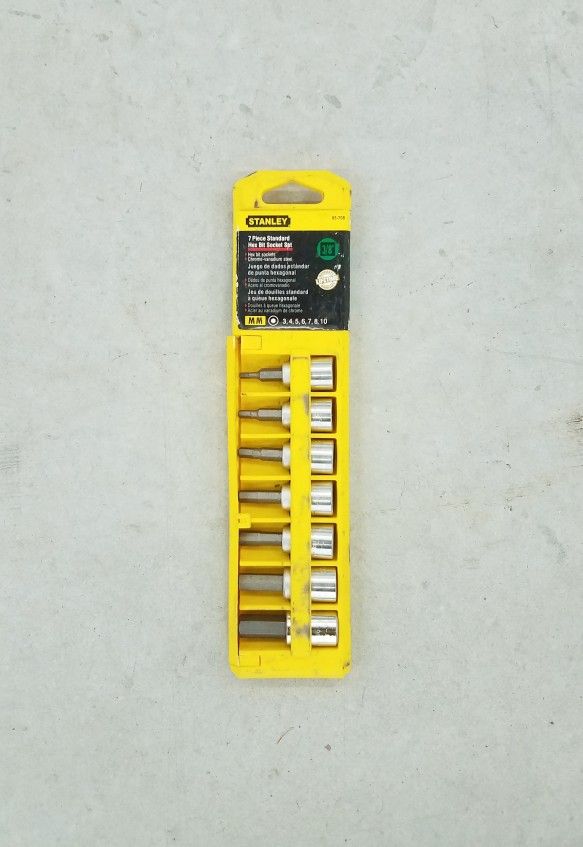 Stanley 3/8" 7-Piece Standard Hex Bit Socket Set