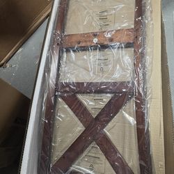 Set of 4 Wooden Dining Chairs – Cushion Seats