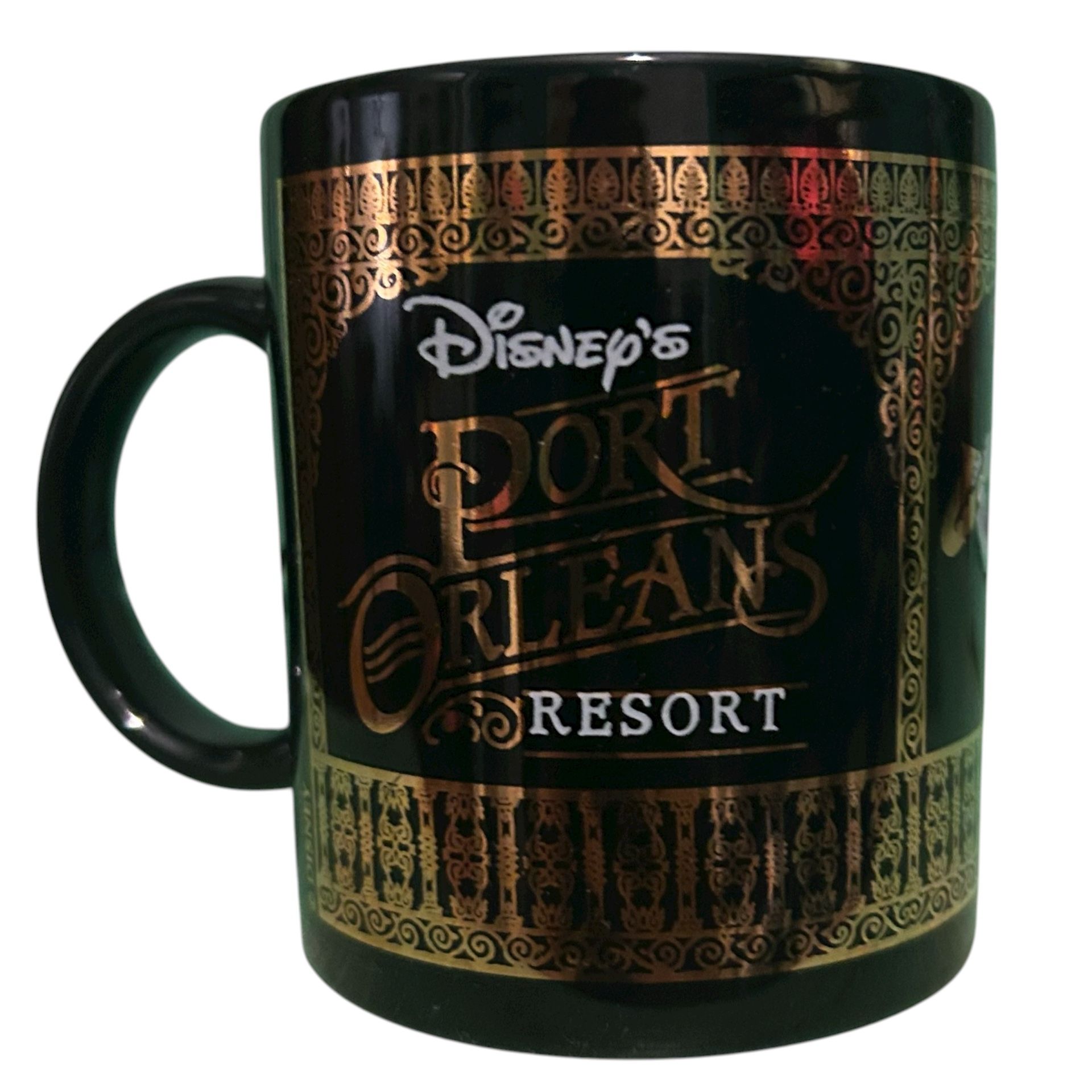 Walt Disney World Disney’s Port Orleans Mug Jazz New Orleans Black Gold